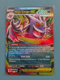 Pokemon TCG Mega Gengar EX 073 Black Star Promo - Image 1
