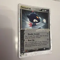 Pokemon Sneasel ex EX Ruby & Sapphire Holo Ultra Rare 103/109 2003 - Damaged - Image 2