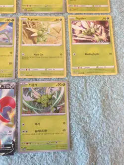 SCYTHER, SCIZOR, & KLEAVOR BUNDLE OF POKEMON CARDS - Image 5