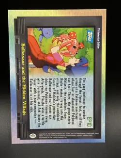 Bulbasaur and the Hidden Village Holo Pokemon Topps Blue Label EP10 NM - 0320 - Image 2