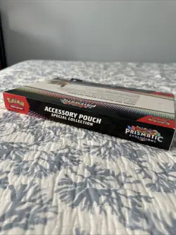 Pokemon TCG Prismatic Evolutions Accessory Pouch Special Collection Box Sealed - Image 4