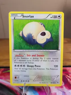 Snorlax - 80/106 Flashfire - Pokemon TCG - 2014 - Image 1