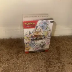 Pokemon TCG Scarlet & Violet Prismatic Evolutions Booster Bundle Box 6 Packs EN - Image 1