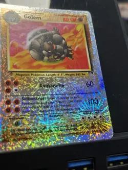 Golem Reverse Holo Legendary Collection 24/110 LP/MP Clean w/crease w/video 🥋✨ - Image 4