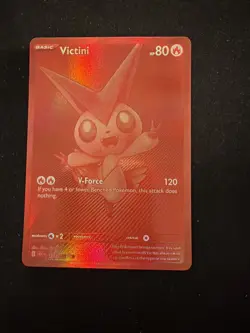 Victini Pokemon White Flare- Black White Rare 172/086 - Image 1