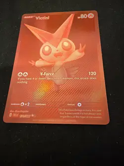 Victini Pokemon White Flare- Black White Rare 172/086 - Image 2