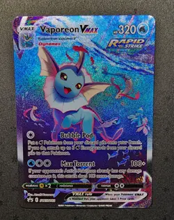 The Pokemon Company Vaporeon VMAX Holo Promo SWSH182 English 320 HP - Image 1