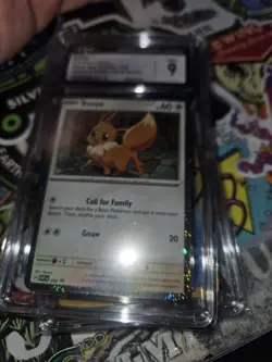 Pokemon TCG Destined Rivals - Eevee SVP 200 Black Star Promo (Cosmo Holo) PSA 9 - Image 4