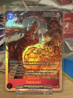 1x Sakazuki OP16-065 SR The Time of Battle Foil English One Piece - Image 1