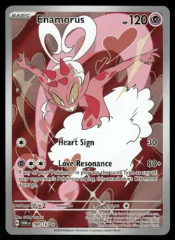 Pokemon Cards Enamorus 180/167 Twilight Masquerade Illustration Rare NM - Image 1