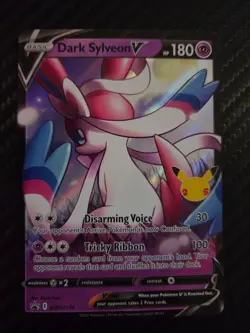 Dark Sylveon V SWSH134 SWSH: Sword & Shield Promo Cards Holo - Image 1
