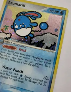 Azumarill 1/109 Pokemon Card Holo Foil Rare Team Rocket Returns - Image 3