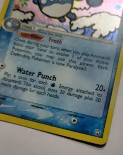 Azumarill 1/109 Pokemon Card Holo Foil Rare Team Rocket Returns - Image 4