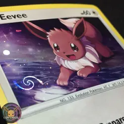 Eevee HOLO PROMO W/ HD SWIRL SWSH127 (NM) Black Star PROMO Pokemon Cards A1 - Image 3