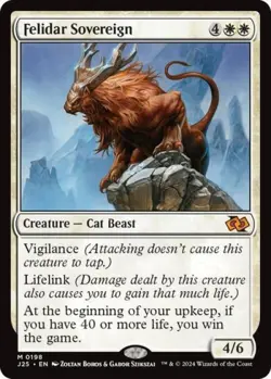 ~ Felidar Sovereign ~ NM ~ Foundations Jumpstart ~ MTG ~ - Image 1
