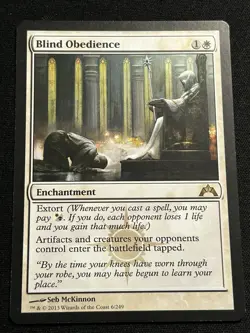 MTG - Blind Obedience - Gatecrash - Rare - LP - Image 3