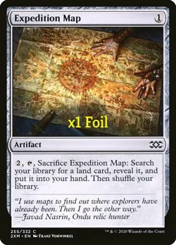 MTG Foil Double Masters 2XM Expedition Map MINT - Image 1