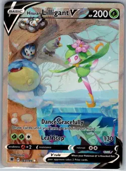 Hisuian Lilligant V (Alternate Full Art) 163/189 Astral Radiance - Pokemon - NM - Image 1