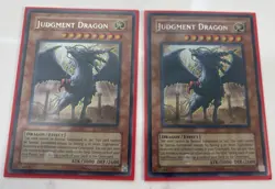 Konami Yu-Gi-Oh! Judgment Dragon LODT-EN026 Secret Rare English x2 - Image 1