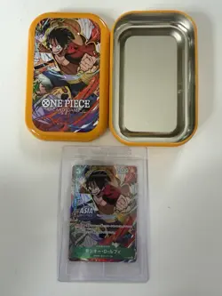 One Piece TCG Mini Tin Vol. 3 Monkey D.Luffy P-108 Sealed Promo Japanese Card - Image 1