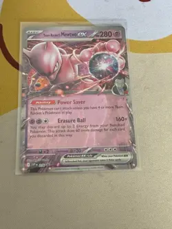 Team Rocket's Mewtwo ex 216 Sv: Scarlet & Violet Promo Cards Holo - Image 1