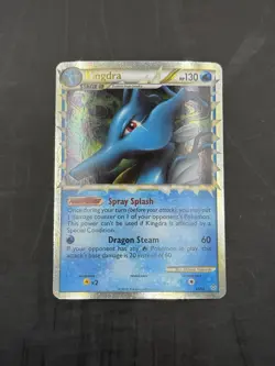Pokemon TCG HGSS Unleashed Kingdra Prime Holo Rare Trading Card 85/95 LP/NM - Image 1