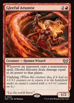 Gleeful Arsonist DSC NM MTG - Image 1