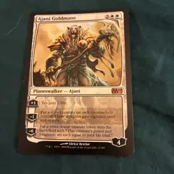 MTG Ajani Goldmane LP M10 Magic 2010 - Image 1