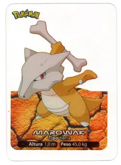 MAROWAK #105 LAMINCARD COLECCION POKEMON LAMINCARDS 2005 EDIBAS (USADA) - Image 1