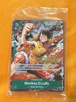 P-135 Release Event Winner Monkey D Luffy Mint English Sealed One Piece Card - Image 3