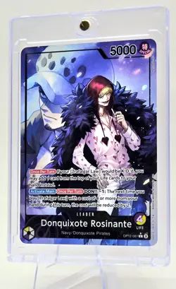One Piece CCG Donquixote Rosinante OP12-061 Leader English - Image 2