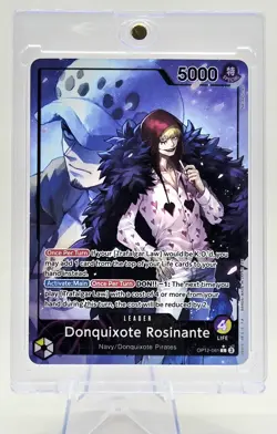 One Piece CCG Donquixote Rosinante OP12-061 Leader English - Image 3