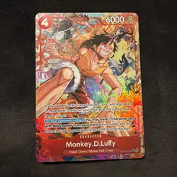 Monkey D Luffy Alt Art OP16-015 One Piece Time of Battle ENGLISH - Image 1