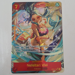 One Piece CCG Nefeltari Vivi OP04-118 Secret Rare Alt Art Foil EN 4000 - Image 1