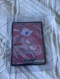 Pokemon TCG Mew EX Scarlet & Violet-151 205/165 Holo Hyper Rare - Image 1