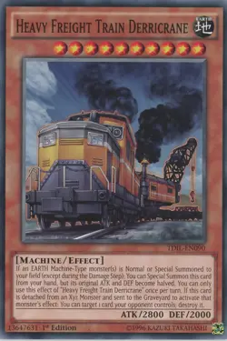 Yugioh Heavy Freight Train Derricrane TDIL-EN090 Common 1st Edition LP - Image 1