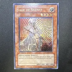 Konami Yu-Gi-Oh! TCG Sage of Silence STON-EN015 Foil Rare 1st Ed 1400/1000 - Image 1