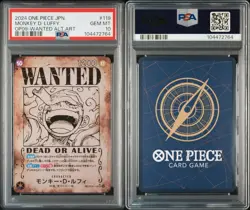 PSA 10 Monkey D Luffy OP05-119 SP Wanted Emperors in the New World ONE PIECE JP - Image 3