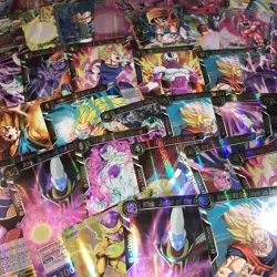 Dragon Ball Super TCG 100 Cards Bulk Lot * 1 SUPER RARE And 9 FOILS* - Image 1