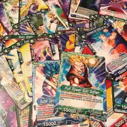Dragon Ball Super TCG 100 Cards Bulk Lot * 1 SUPER RARE And 9 FOILS* - Image 2