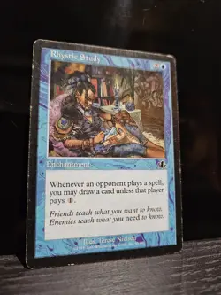MTG Rhystic Study - Prophecy - Moderately Played - Image 1