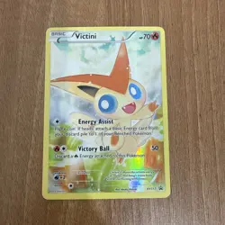 Pokemon TCG Victini XY117 Black Star Promo Full Art Card - Image 1