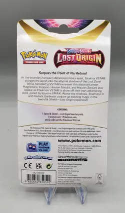Pokemon Scorbunny Card & Coin Sword & Shield Lost Origins Booster Pack NEW - Image 2