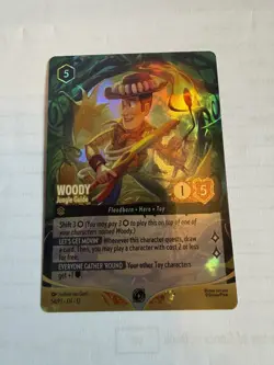 Lorcana Wilds Unknown Set Championship Top 8 Woody Promo Foil Card (TCG) - Image 1