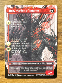 Magic MTG Final Fantasy Clive, Ifrit's Dominant #318 *NON-FOIL* Borderless - Image 2