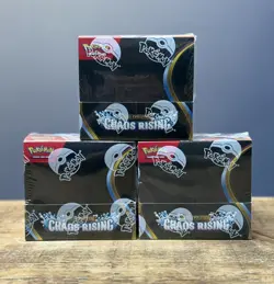 Pokemon Chaos Rising Booster Display Box (X36 Packs) X3 Bundle - New/Sealed 🌟🐸 - Image 1