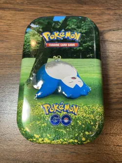 Pokemon Go Trading Card Game Empty Mini Tin Snorlax #143 - Image 1