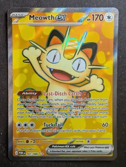 Meowth ex - 107/088 - Ultra Rare - Perfect Order (Pokemon) - Image 1