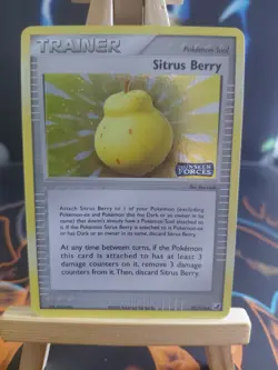 Sitrus Berry Pokemon Card 91/115 EX Unseen Forces Reverse Holo Stamp - Image 1