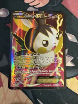 Pokemon TCG Emolga EX 143/146 XY Full Art Holo Ultra Rare English - Image 1